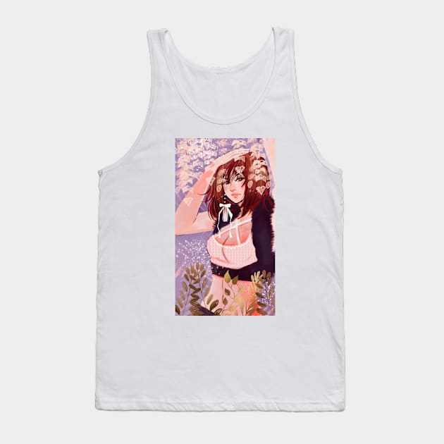 Wistria pastel sexy  anime manga girl Japanese cartoon Tank Top by meisanmui